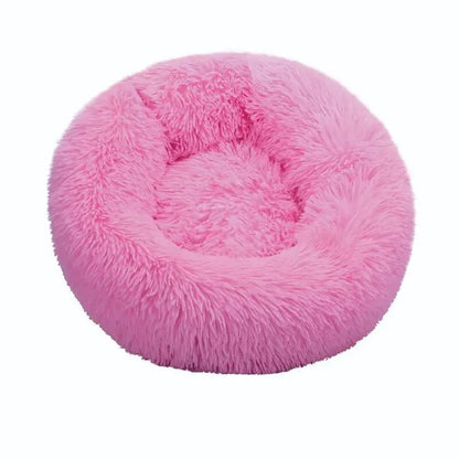 Round Cat Beds House Soft Long Plush Best Pet Dog Bed for Dogs Basket Pet Products Cushion Cat Bed Cat Mat Animals Sleeping Sofa