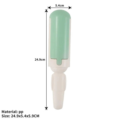 Pet Hair Remover Clothes Electrostatic Multi-Purpose Brush Cat Dog Hair Sticker Roller Sticker Self-Cleaning Lint Hair Remover