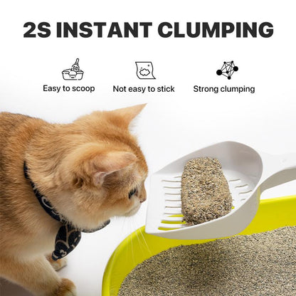 Neakasa Mineral Cat Litter 17.6Lbs / 8Kg - Natural Ingredients, Quick Clumping, Dust Free & Odor Control & Easy Scooping