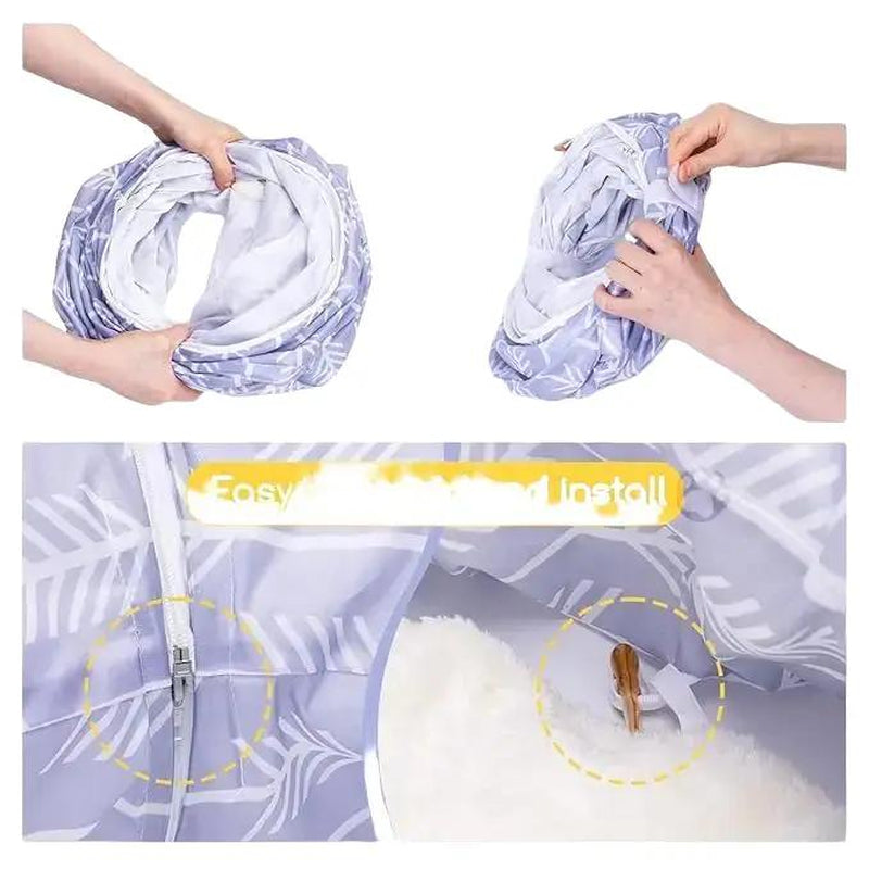 Cat Tunnel Bed, Nobleza Collapsible Cat Tunnel Bed for Indoor Cats