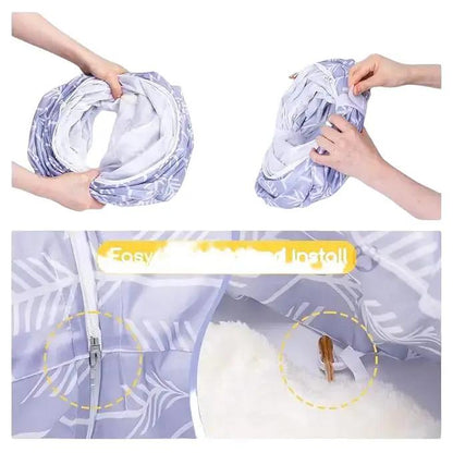 Cat Tunnel Bed, Nobleza Collapsible Cat Tunnel Bed for Indoor Cats