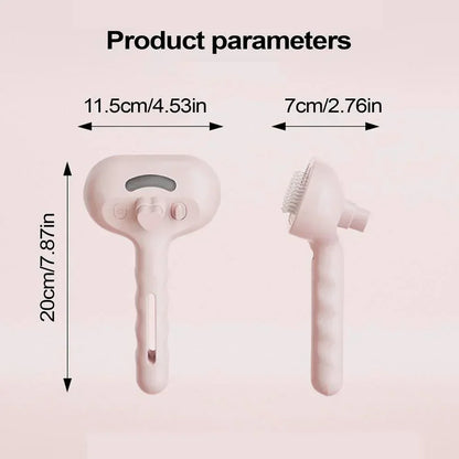 Pet Spray Hair Comb Professional Electric Hair Straightener Comb Brush for Cat Pet Massage Comb Steam Brush for Hair Care