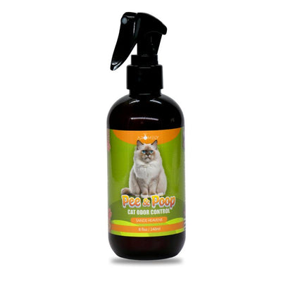 Pee & Poo Cat Odor Eliminator Spray - Clean & Natural - 8Oz(230Ml)