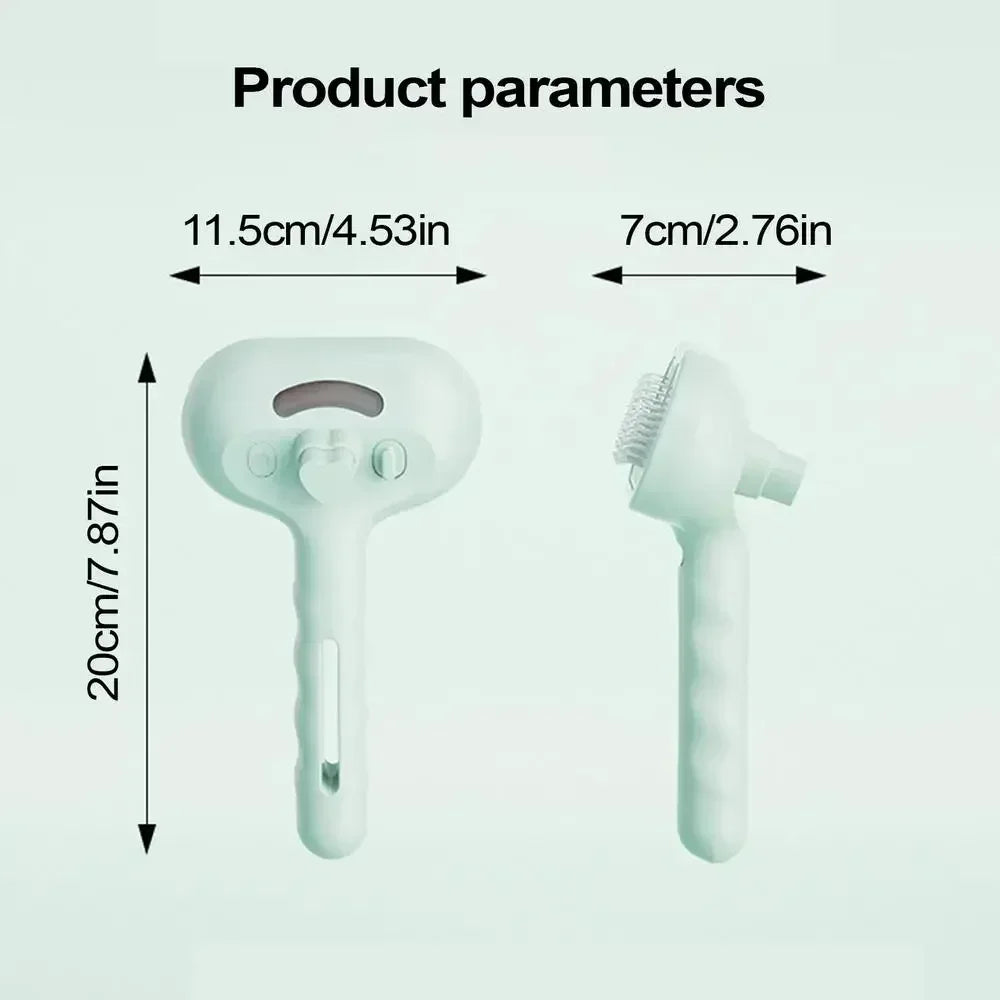 Pet Spray Hair Comb Professional Electric Hair Straightener Comb Brush for Cat Pet Massage Comb Steam Brush for Hair Care