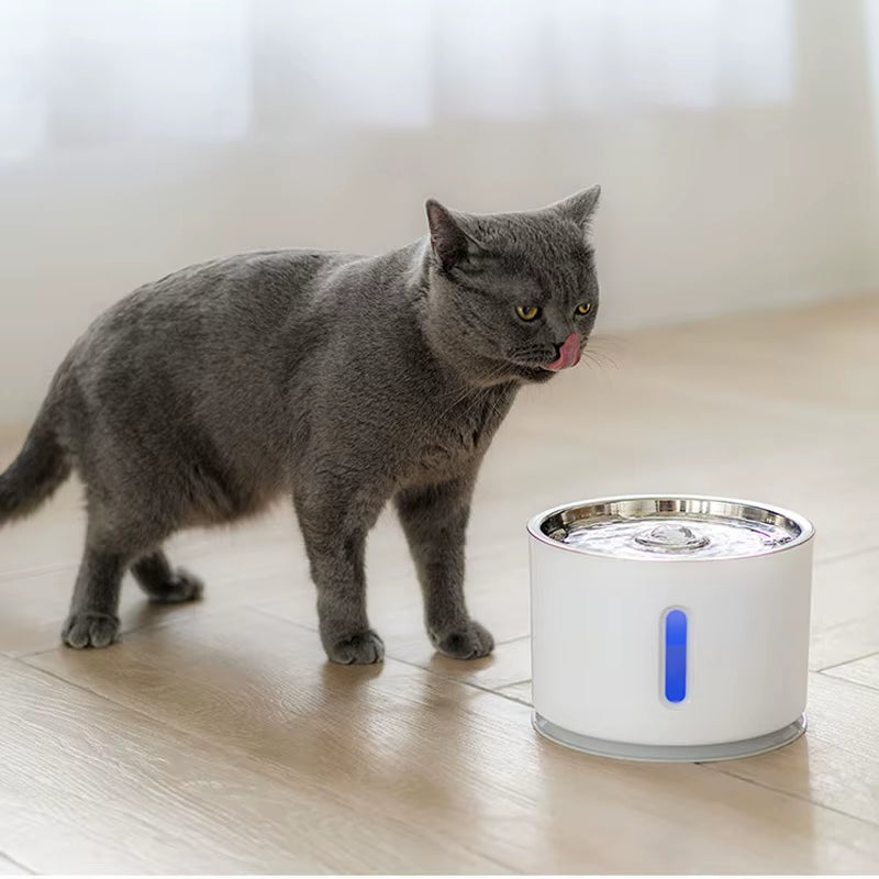 Quickly Transportable Pet Automatic Drinking Fountain Stainless Steel for Pet Cat Dog Feeder Drink Bowl Dog Drinking Fountain