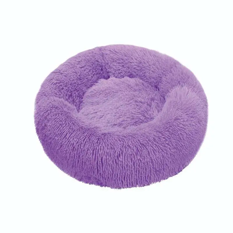 Round Cat Beds House Soft Long Plush Best Pet Dog Bed for Dogs Basket Pet Products Cushion Cat Bed Cat Mat Animals Sleeping Sofa