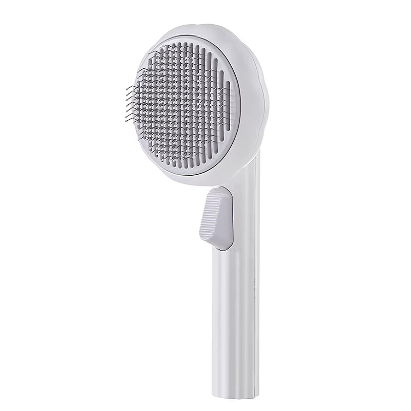 Pumpkin Pet Cat Grooming Comb Self Cleaning Slicker Brush for Cat Puppy Rabbit Removes Loose Underlayers and Tangled Hair Comb