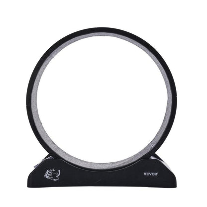 VEVOR Cat Exercise Wheel, 31.5 In, Large Cat Running Wheel with Secure Brake & Carpeted Runway, Quiet Operation Cat Treadmill, Indoor Cats Exerciser Wheel for Pets Weight Loss & Health Black