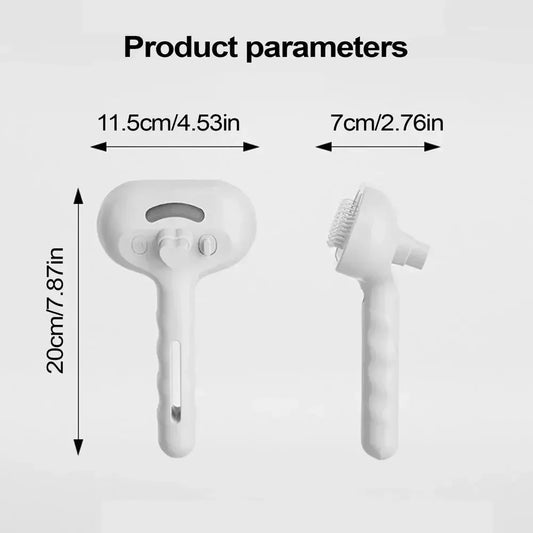 Pet Spray Hair Comb Professional Electric Hair Straightener Comb Brush for Cat Pet Massage Comb Steam Brush for Hair Care